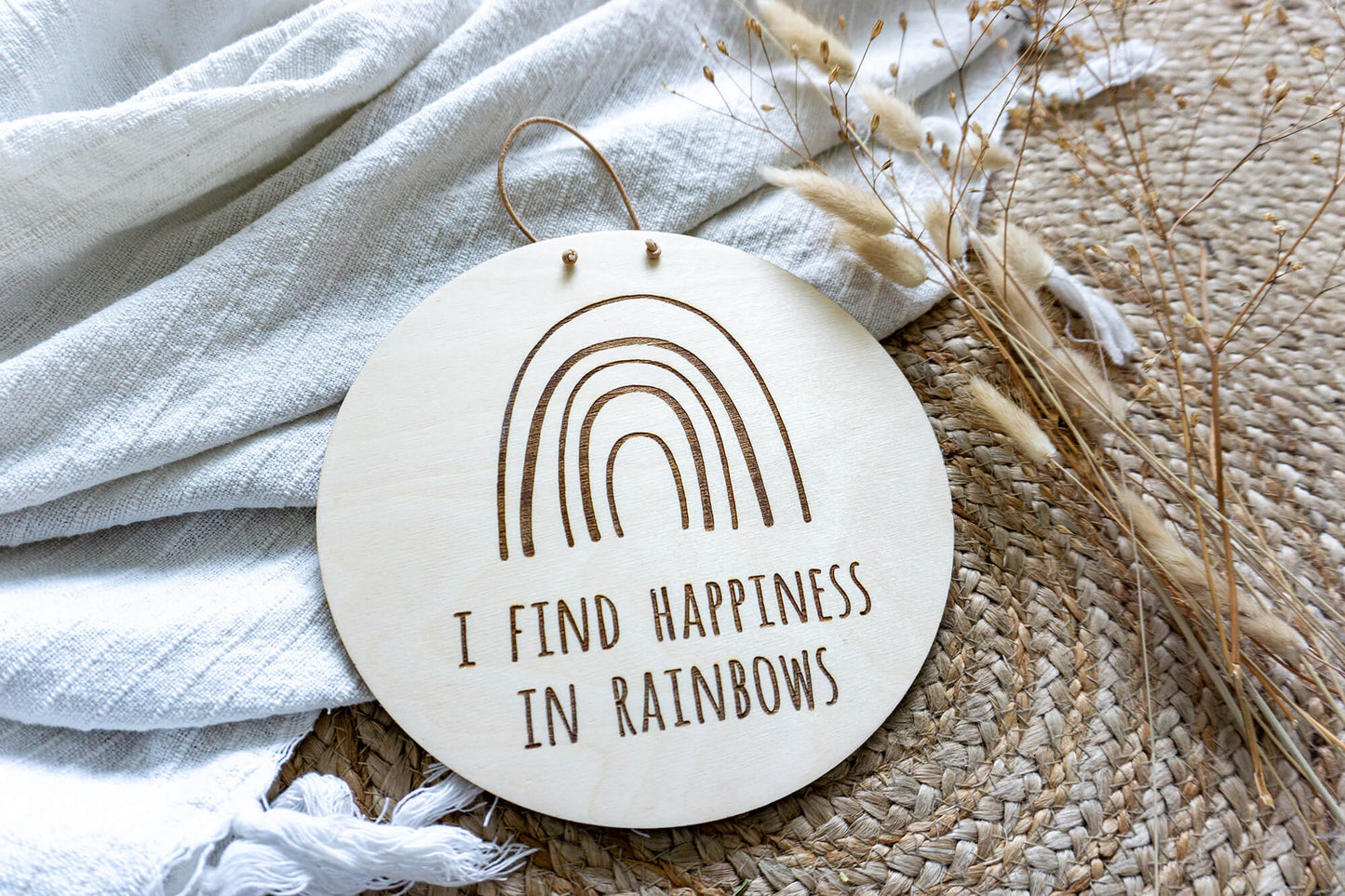 I find happiness in rainbows